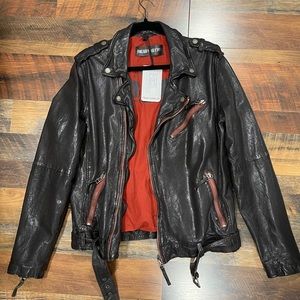 Freakynation leather biker jacket made in Germany